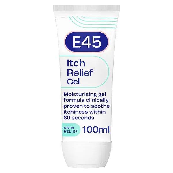 E45 Itch Relief Gel for Dry Skin - British product