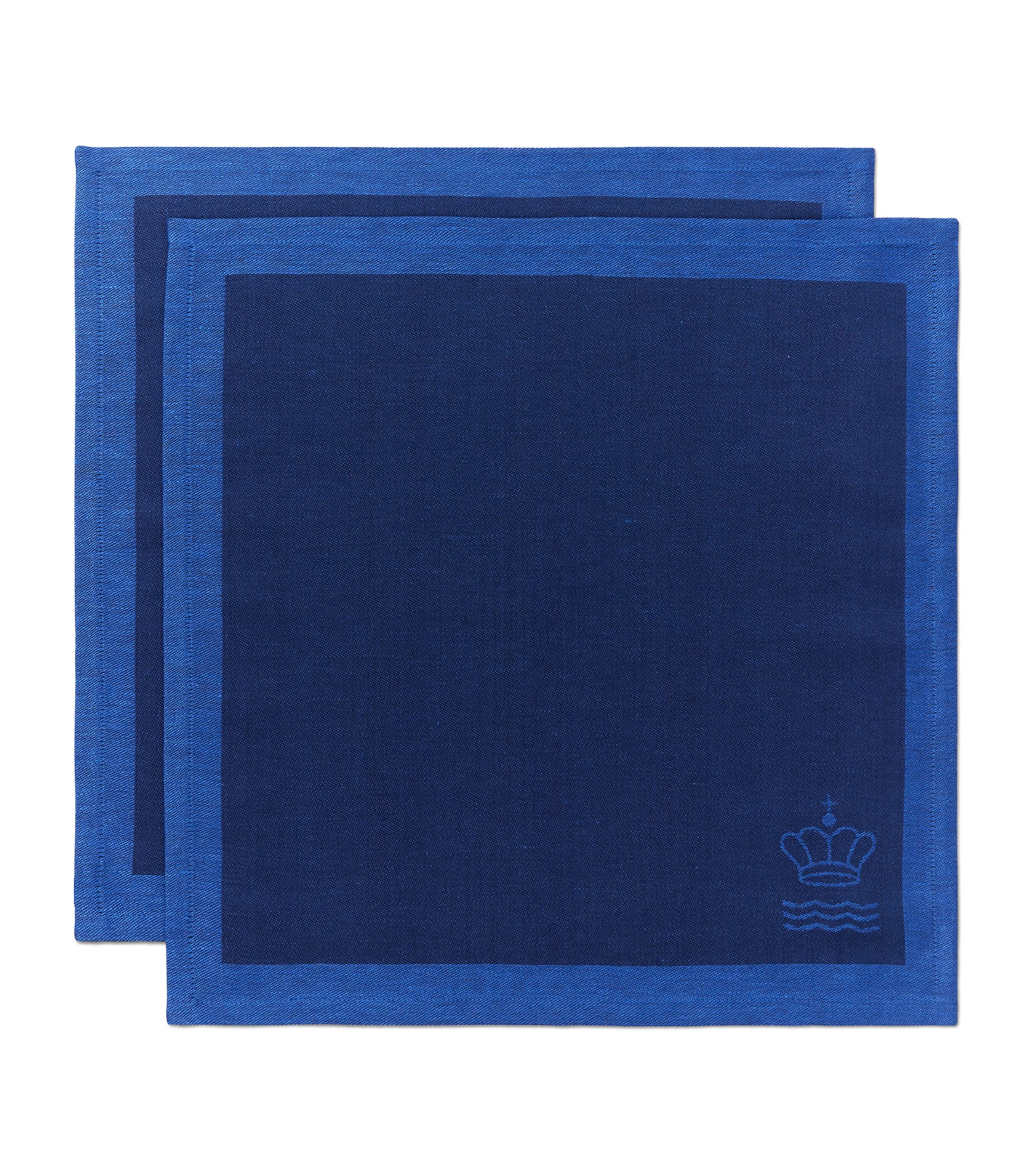 Royal Copenhagen Jacquard Waves fabric napkins 45cm x 45cm, imported from the UK