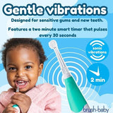Brush Baby BabySonic Electric Toothbrush Teal 2 Brush Heads - British product