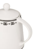 Dolce&Gabbana porcelain teapot with monogram and Art Deco design - British product