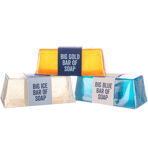 Bluebeards Revenge Soap Stack Gift Set Three Scents 175g per bar (British brand)