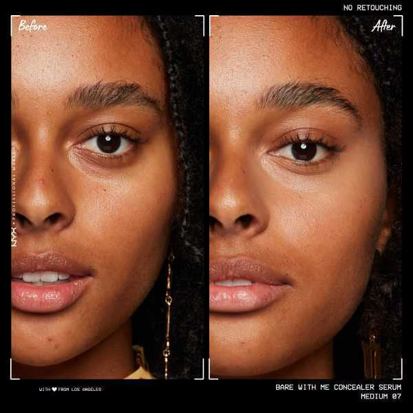 NYX Bare With Me Concealer Serum Medium, imported from the UK