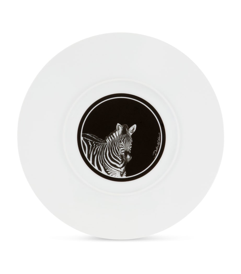 Dolce&Gabbana Casa porcelain zebra charger plate 31cm - British product