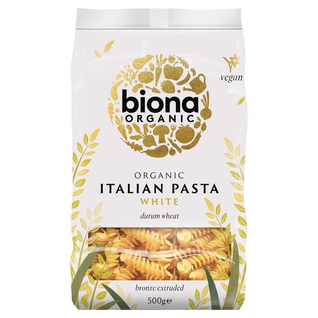 Biona Organic White Fusilli Pasta   500g - McGrocer