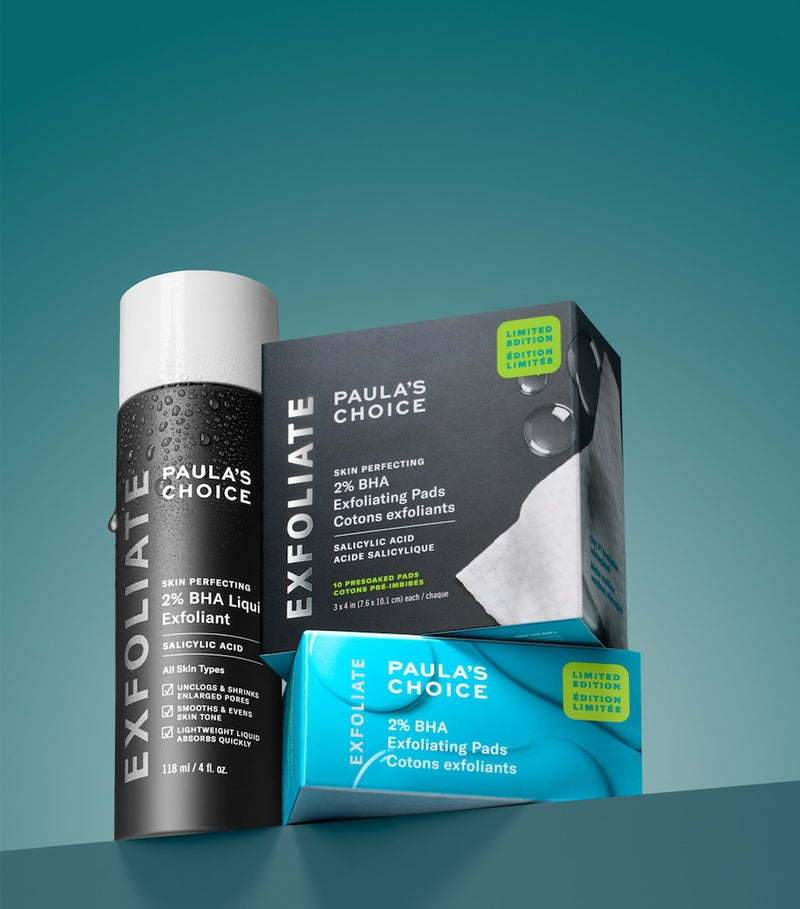 Paula's Choice exfoliating toner pads pack of 10, imported from the UK