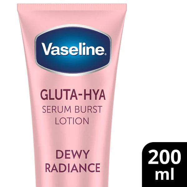 Vaseline Dewy Radiance Serum Burst Lotion 200ml (British brand)
