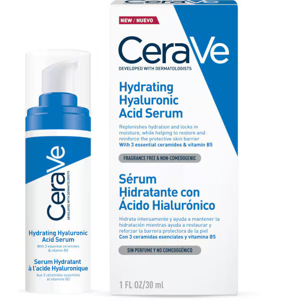 CeraVe Hydrating Hyaluronic Acid Gel Serum 30ml - British product