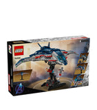 Lego Marvel Avengers: Age of Ultron Quinjet building set, UK version