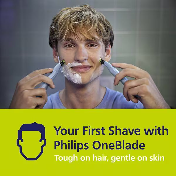 Philips OneBlade First Shave with Anti-friction blade, QP1324/20