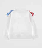 Monnalisa Hello Kitty stretch-cotton sweatshirt for children 2-12 years, imported from the UK