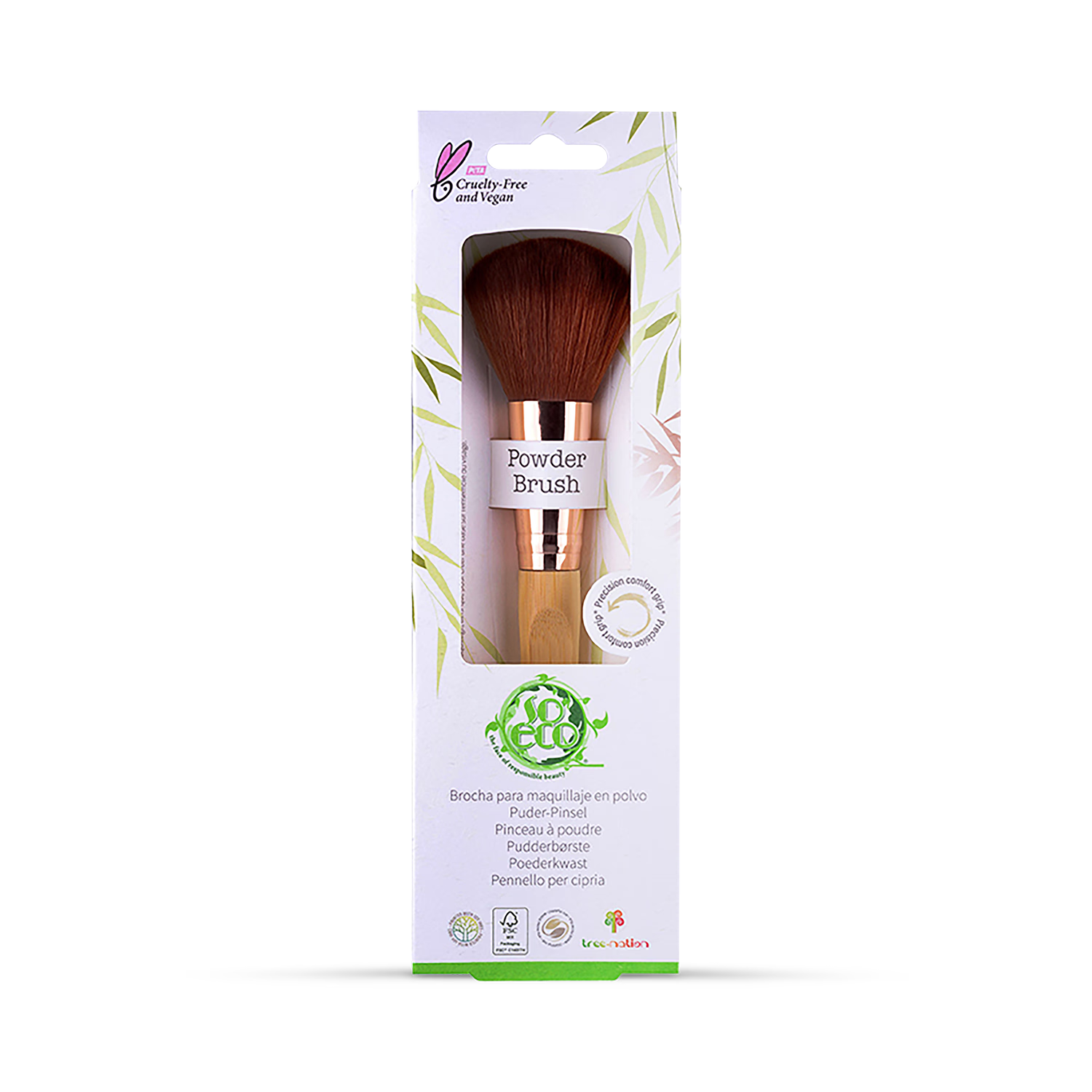 So Eco powder brush with bamboo bristles (British brand)