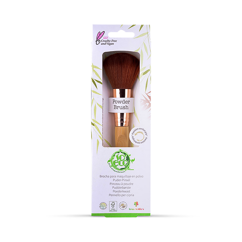 So Eco powder brush with bamboo bristles (British brand)