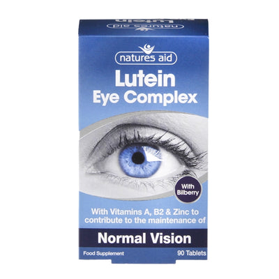 Natures Aid Lutein Eye Complex Eye Health Supplement 90 Tablets