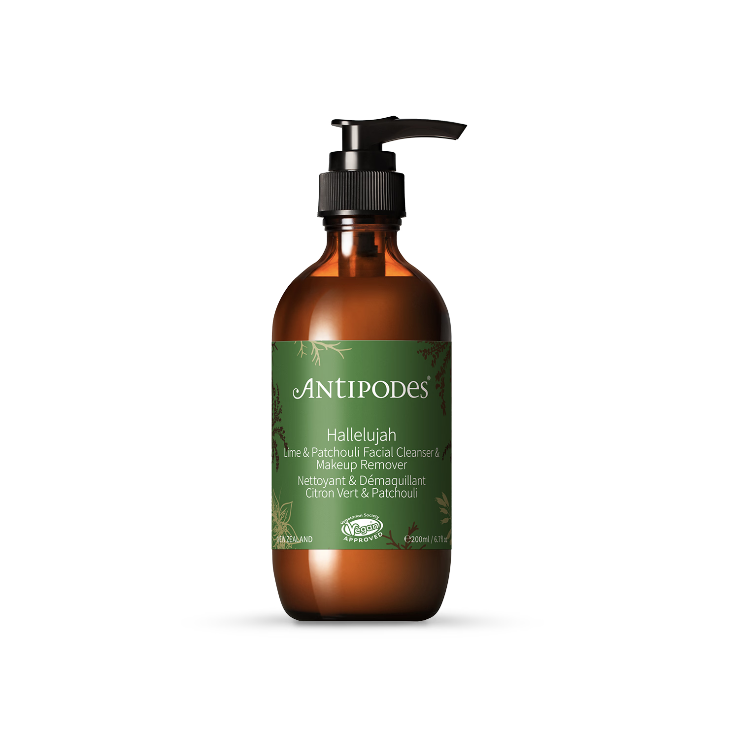Antipodes Hallelujah Lime Patchouli cleanser 200ml, imported from the UK