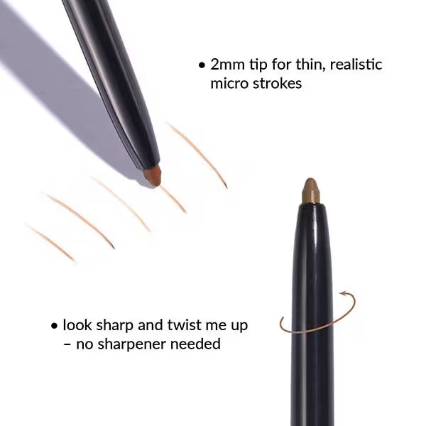 Avon Micro Fine Brow Pencil Soft Black - British product