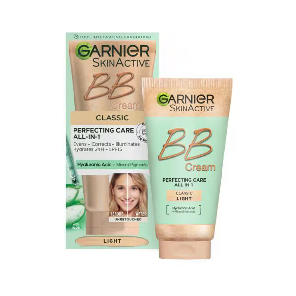 Garnier All-In-One BB Cream Light 50ml Skincare Product, UK version