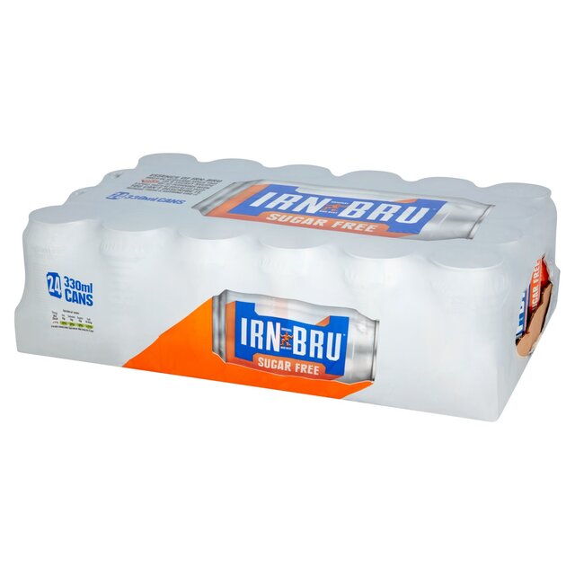 IRN-BRU Sugar Free   24 x 330ml - McGrocer
