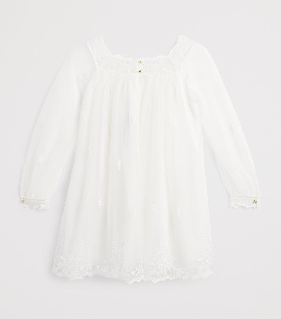 Chloé kids embroidered ceremony dress 4-14 years - British product