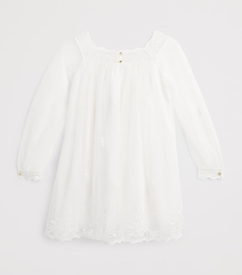 Chloé kids embroidered ceremony dress 4-14 years - British product