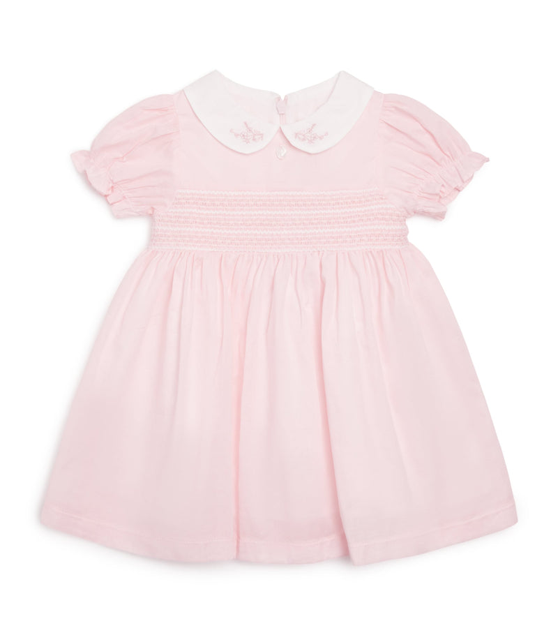 Patachou Cotton Smocked Dress 6 Months - 4 Years, imported from the UK