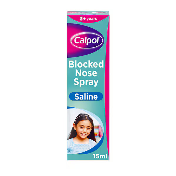 Calpol Blocked Nose Spray 3+ Years 15ml - British product