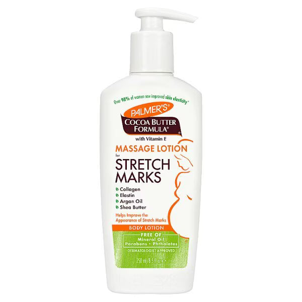 Palmer's Stretch Mark Lotion Cocoa Butter 250ml, imported from the UK
