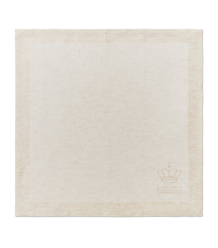 Royal Copenhagen Jacquard Waves fabric napkins 45cm x 45cm, imported from the UK