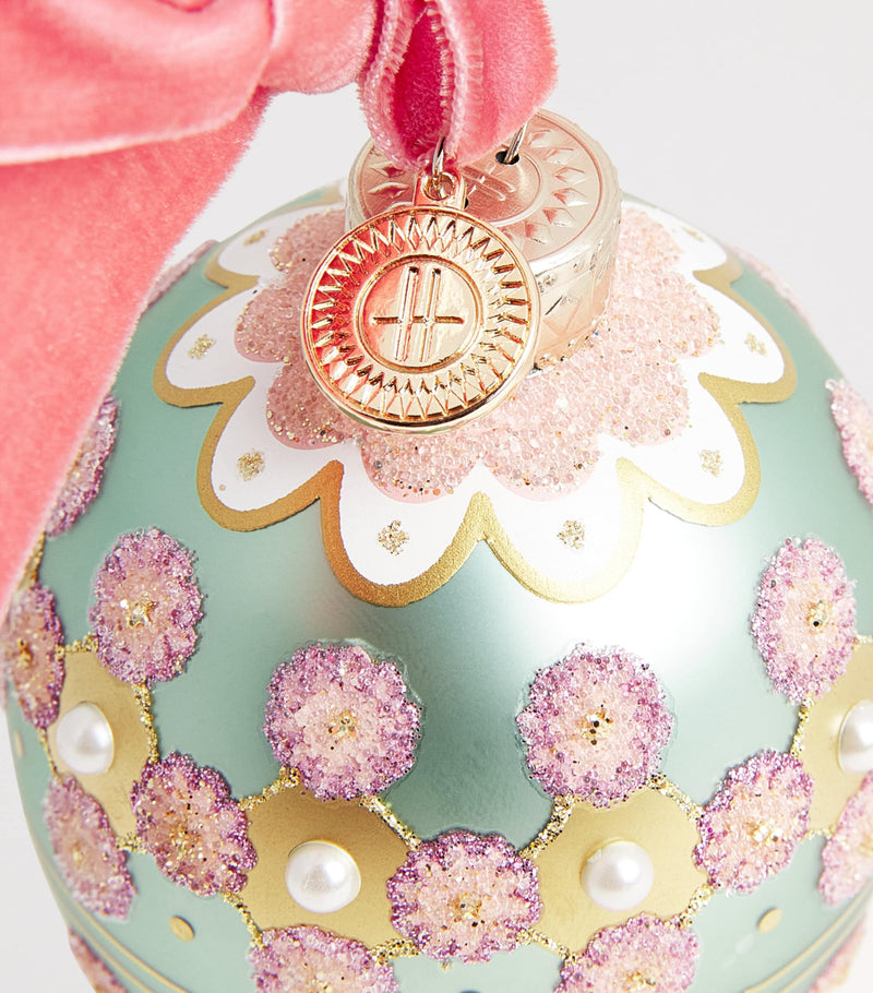Harrods glass Easter egg decoration, UK version