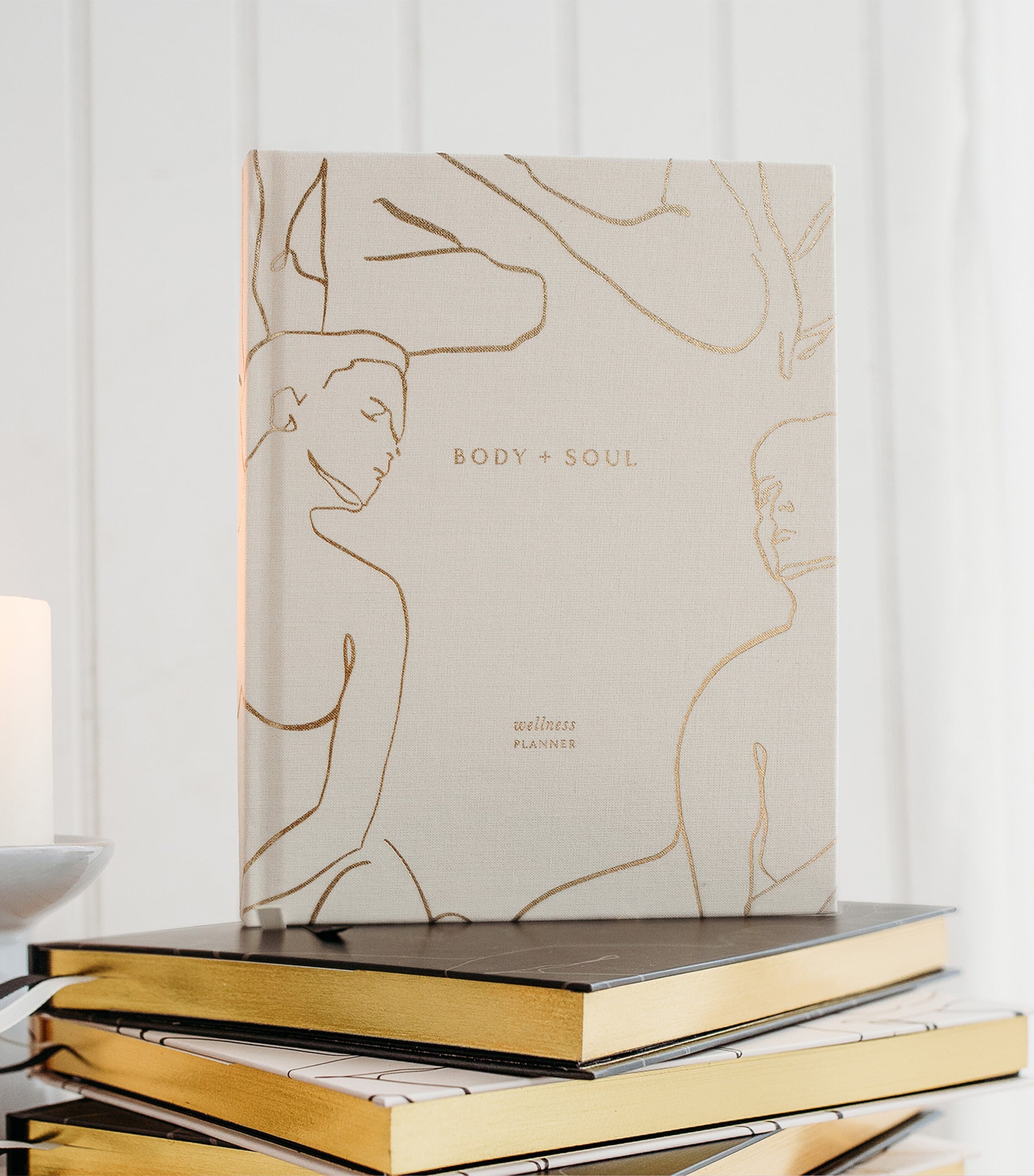 Blush and Gold Body + Soul Wellness Journal & Planner
