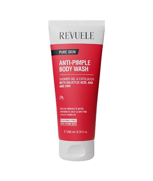 Revuele Pure Skin Anti Pimple Body Wash, imported from the UK