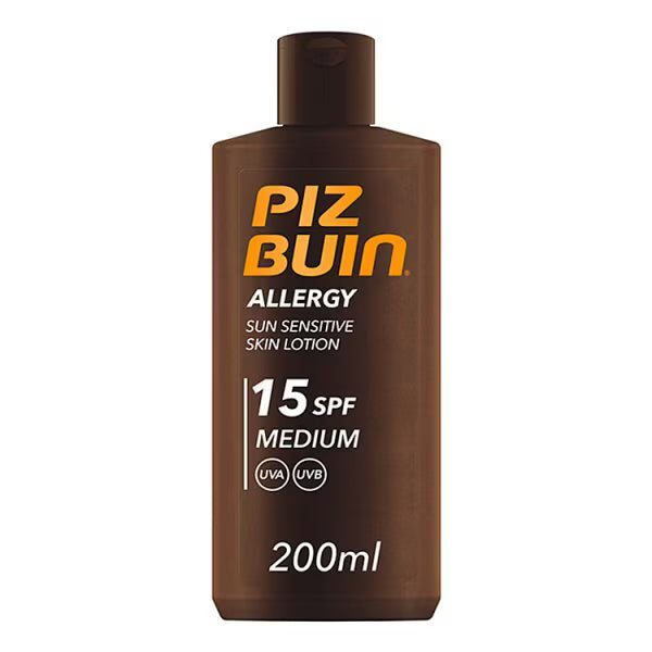Piz Buin Sun Sensitive Lotion SPF15 200ml, imported from the UK