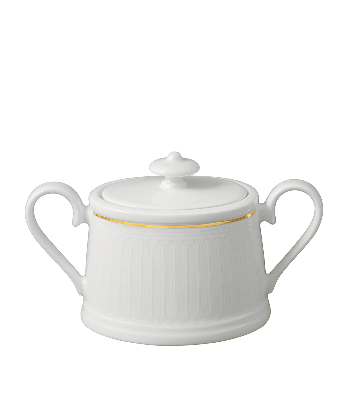 Villeroy & Boch bone porcelain Château Septfontaines sugar bowl (British brand)