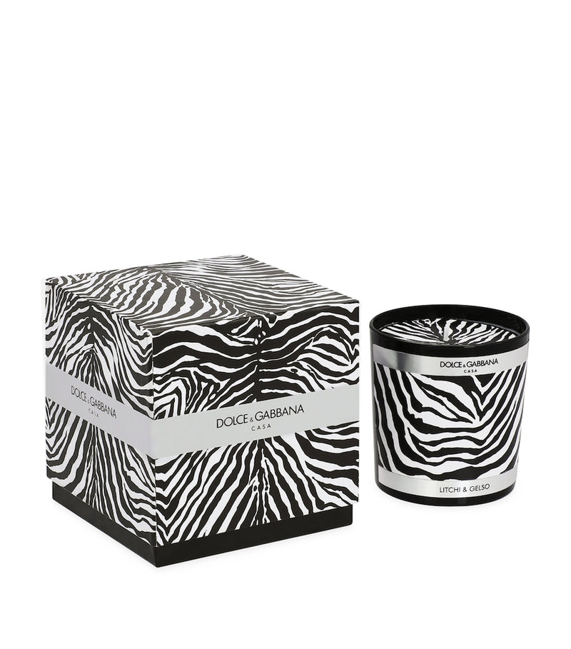 Dolce&Gabbana porcelain lychee and mulberry candle 250g - British product