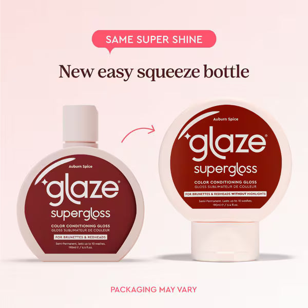 Glaze Super Gloss Auburn Spice hair 190ml, UK version