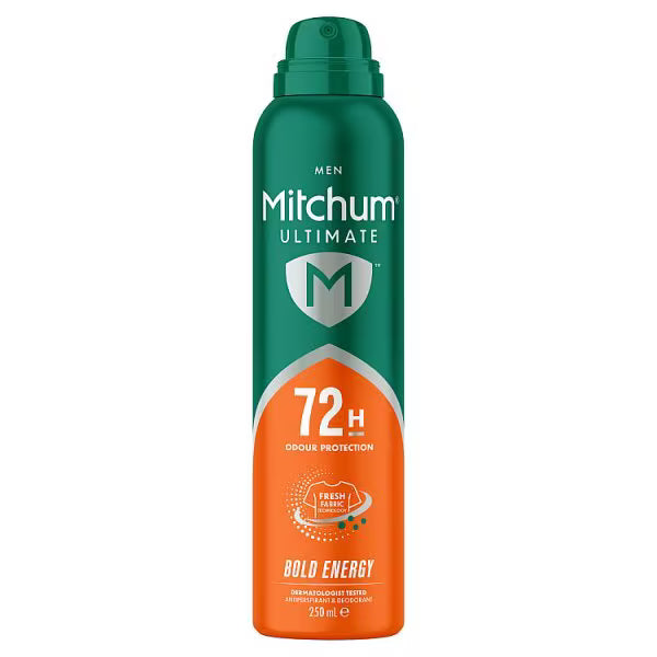 Mitchum Male Ultimate 72H anti-perspirant spray 250ml, imported from the UK
