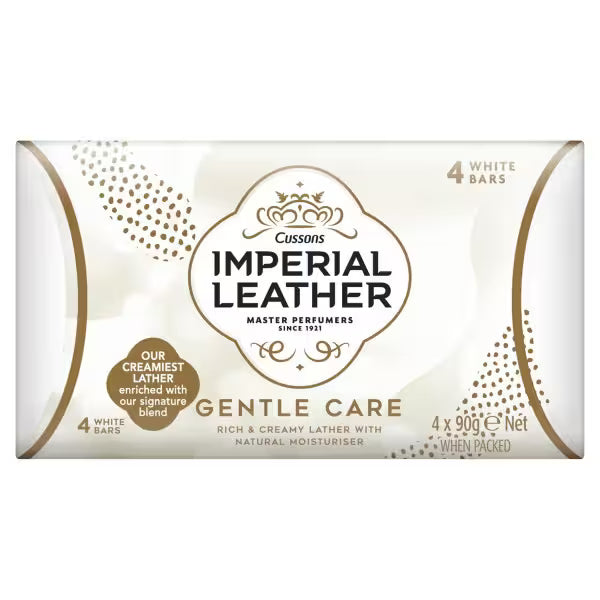 Imperial Leather Gentle Bar Soap 90g 4 Pack, UK version