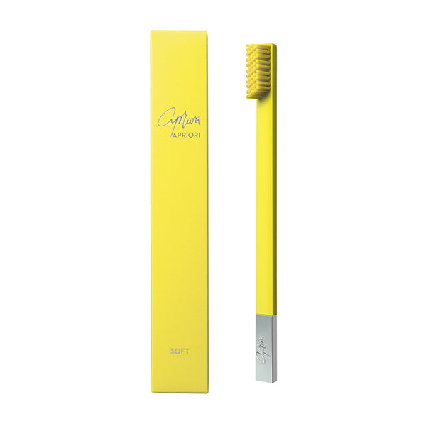 Apriori Soft Toothbrush Sunflower Yellow Silver - British product