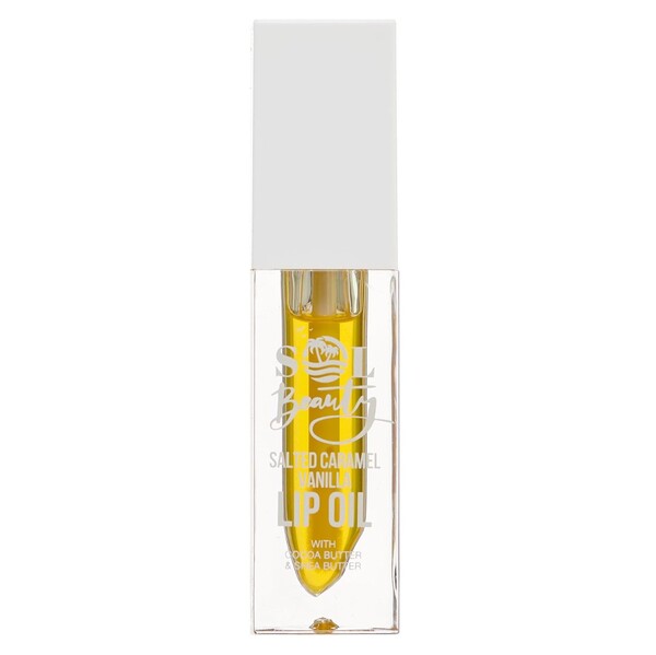 Sol Beauty salted caramel vanilla lip oil 3g (British brand)