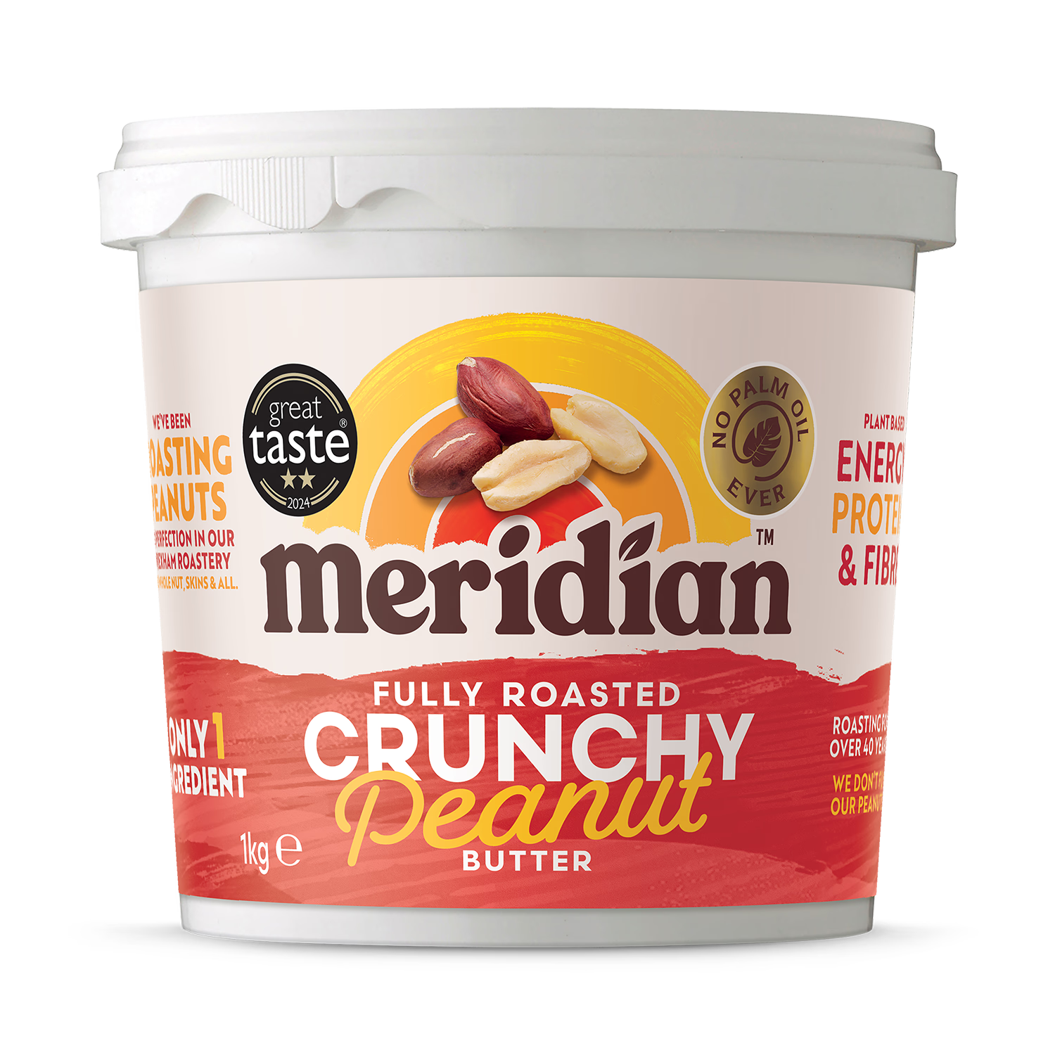 Meridian Natural Crunchy Peanut Butter 1kg