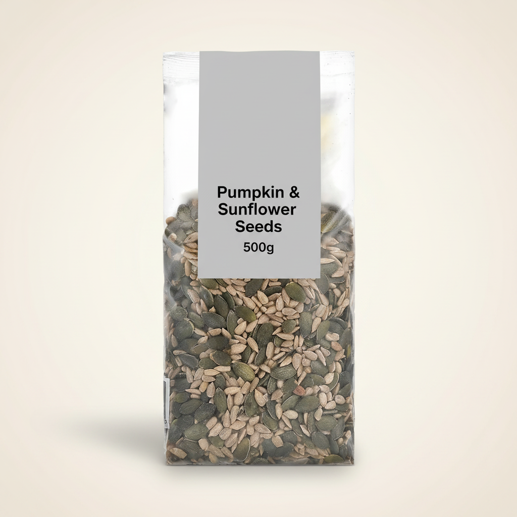 Holland & Barrett Pumpkin Sunflower Seed Mix 500g, imported from the UK