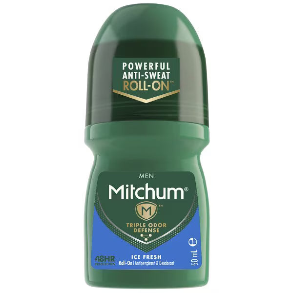 Mitchum Advanced Ice Fresh Roll On 50ml, imported from the UK