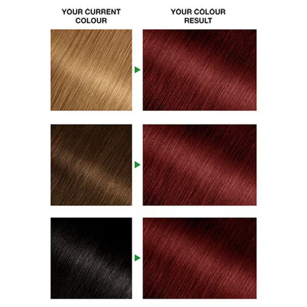 Garnier Nutrisse 4.6 Deep Red Hair Dye, UK version