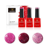 Bluesky Mini Trio Set Pink Confetti 5ml - British product
