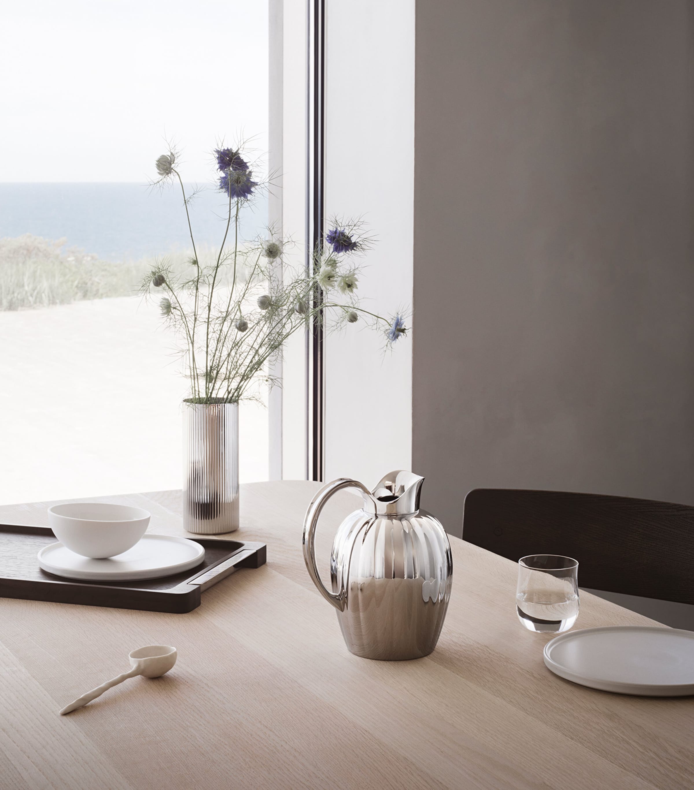 Georg Jensen Bernadotte serving tray 46cm x 28cm, UK version