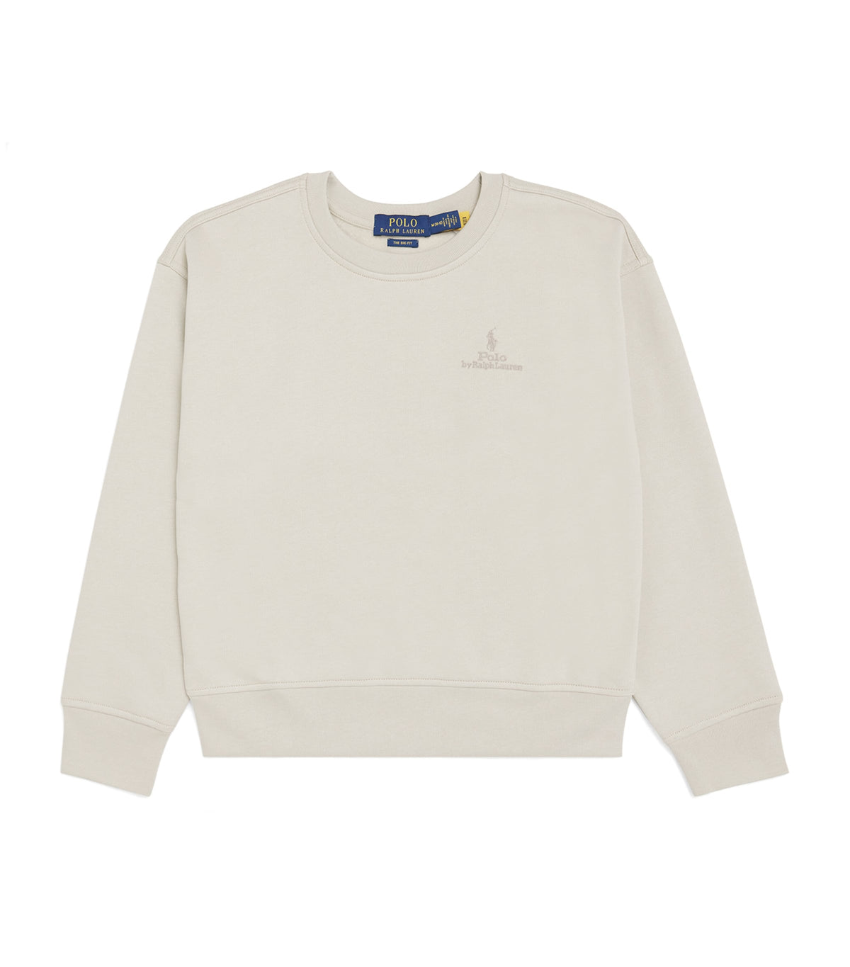 Ralph Lauren Kids embroidered logo sweatshirt for ages 6-14, imported from the UK