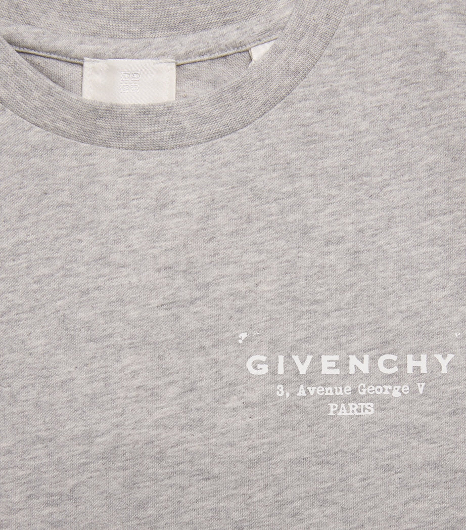 Givenchy Kids cotton logo T-shirt for ages 4-12, UK version