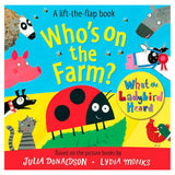 Who's on the Farm? by Julia Donaldson Books ASDA   