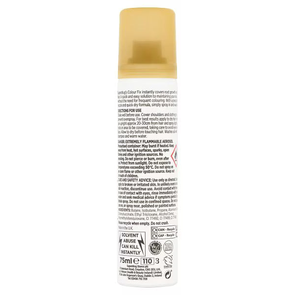 Superdrug root cover dark blonde (British brand)