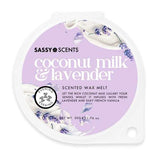 Sassy Scents Coconut Milk & Lavender Wax Melt 50g (British brand)