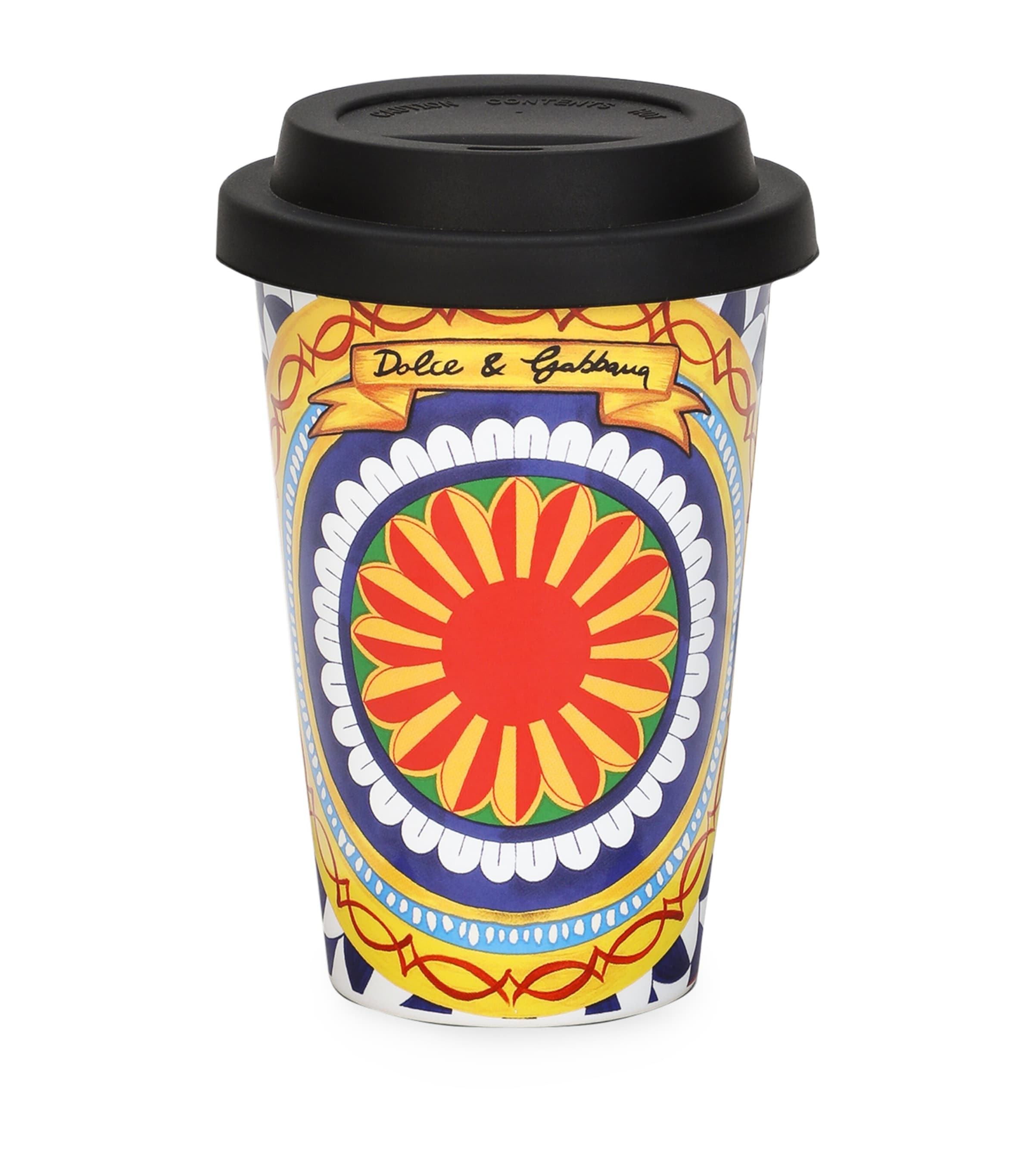 Dolce&Gabbana Casa ceramic travel mug 14cm - British product